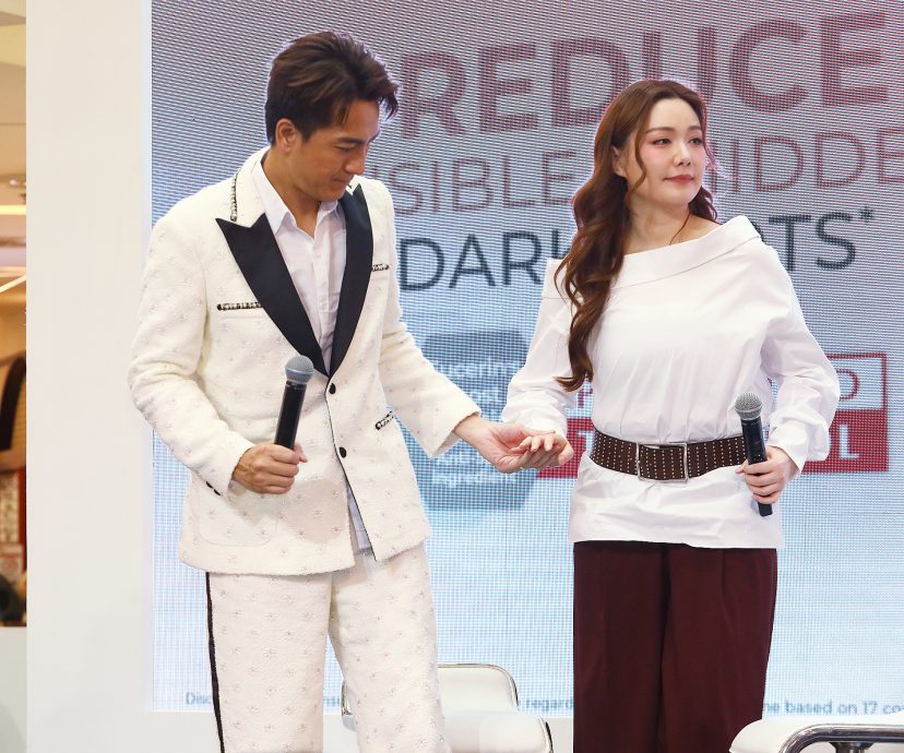 马国明放闪夸老婆可爱 汤洛雯腹部微凸撇怀孕