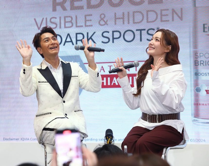 马国明放闪夸老婆可爱 汤洛雯腹部微凸撇怀孕