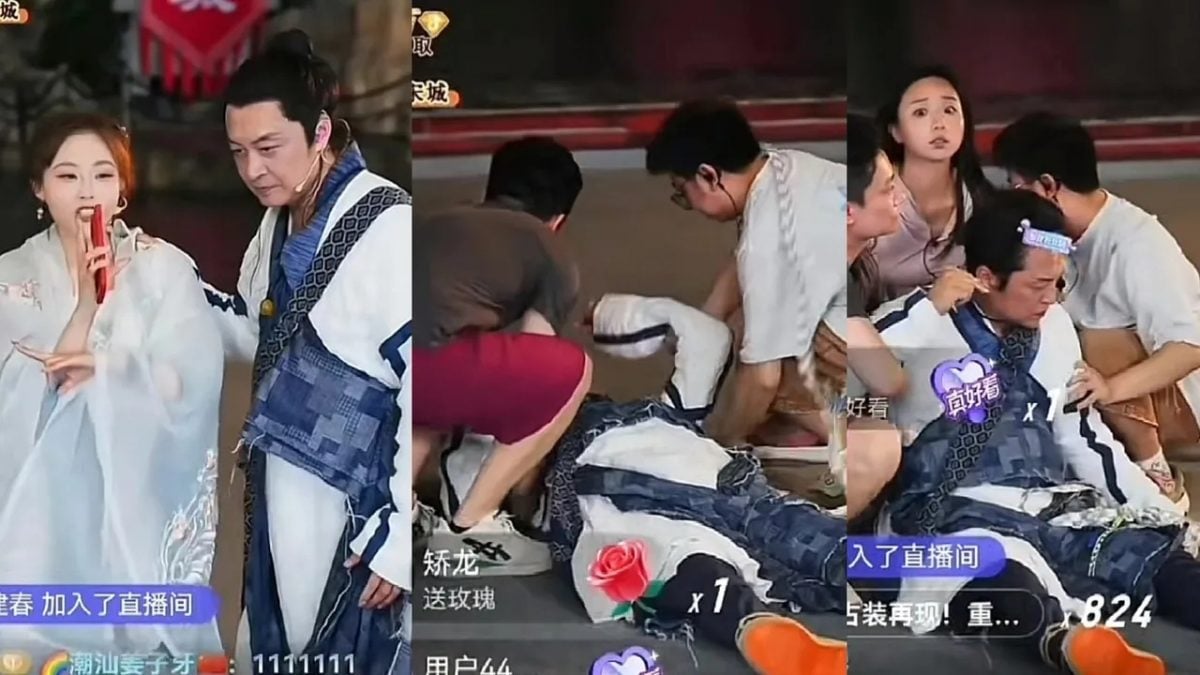 马景涛直播一半突昏倒 后脑着地画面怵目惊心