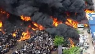 视频 | 马西公主城工业区发生火患 冒出滚滚浓烟