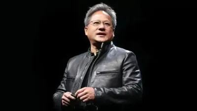辉达挤下微软重登全球市值王 黄仁勋身价升上1240亿美元
