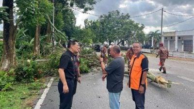 雨水渗屋造成财物损失 林万锋:10民宅受影响