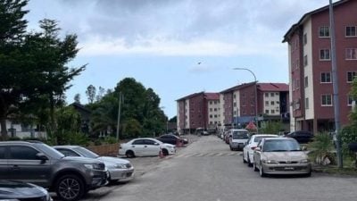 拓宽道路 停车位增  甘榜巴当组屋大提升