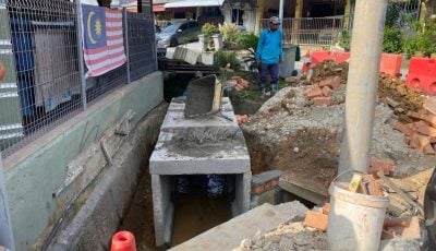 进步花园基建提升26日竣工   有望挥别18年水灾梦魇