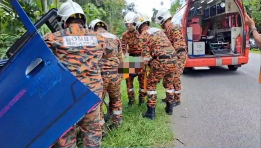 （大北马）44岁男教师刚帮母亲打理菜园 返家时驾车失控坠沟身亡 