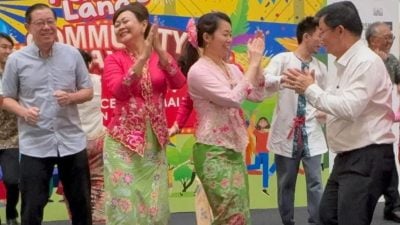 槟城人社区日盛大登场　两任首长登台起舞赢喝彩