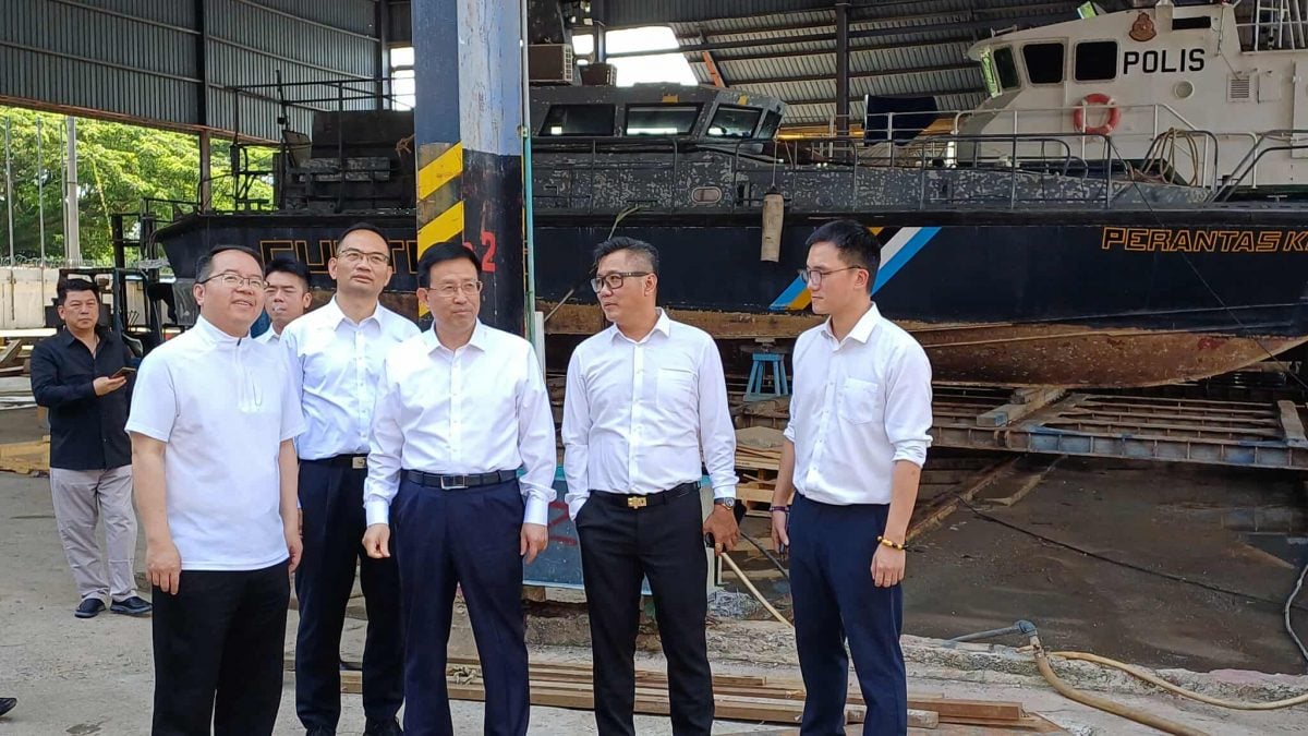 (大北马)中国福建团来吉打港口考察,澳鑫公司助引进技术推动渔业发展