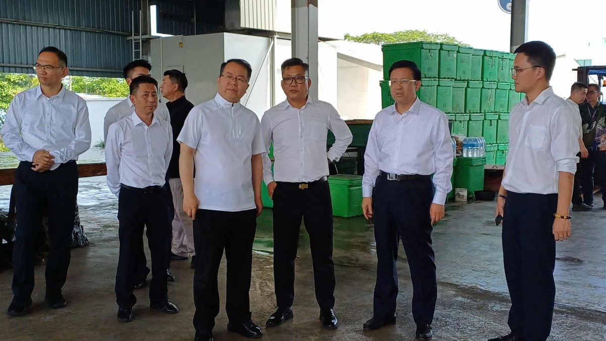 (大北马)中国福建团来吉打港口考察,澳鑫公司助引进技术推动渔业发展