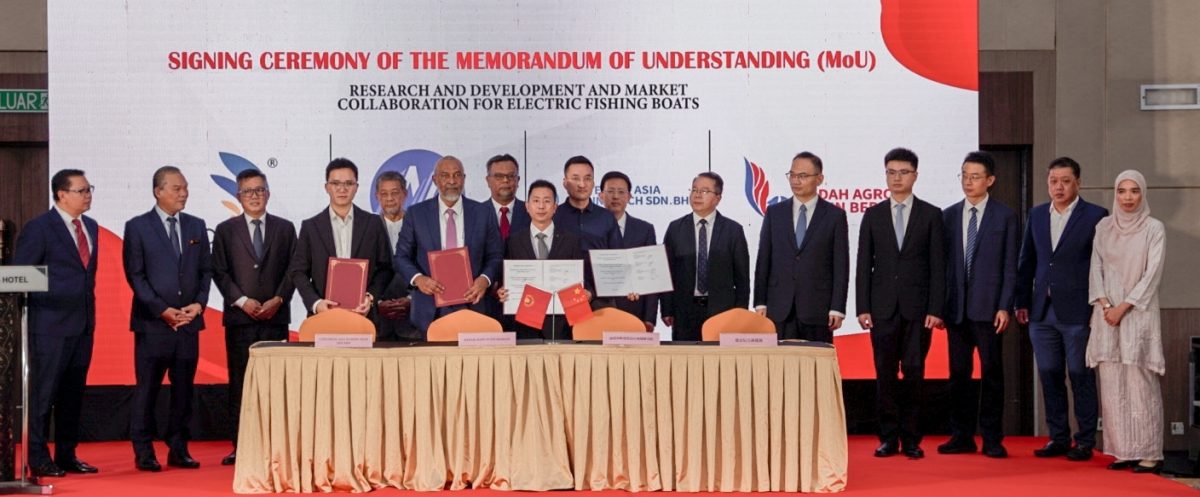 (大北马)中国福建团来吉打港口考察,澳鑫公司助引进技术推动渔业发展