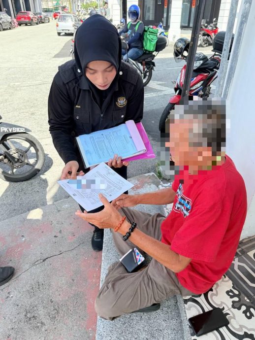 （大北马）乱丢烟蒂遭取缔 15民众被罚250