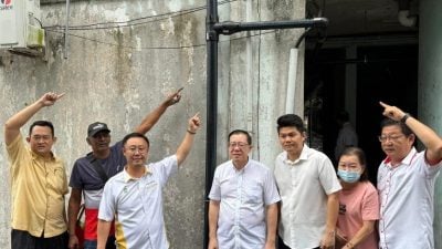 麦曼珍B座廉价组屋换水管   林冠英拨款资助2.4万