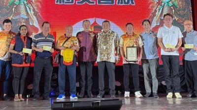 柔府关帝庙拨3万慈善金   助2学校2福利机构传递爱心