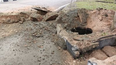 工业区地底气爆炸 幸无人命伤亡