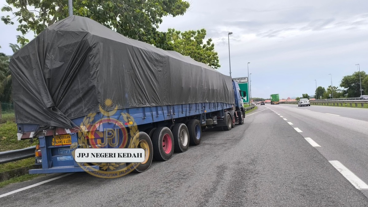 （大北马）罗里爆胎还行驶