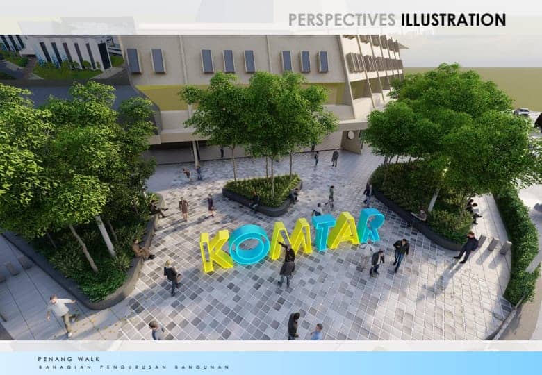 (大北马)耗资170万提升美化 光大垫楼前打造Penang Walk