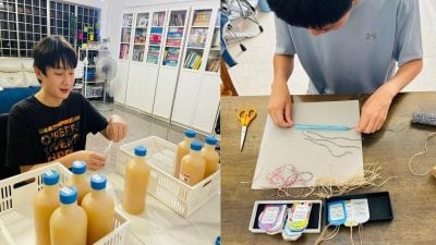 “掌握一技之长 在家赚钱”  狮城自闭儿母为14户点燃希望