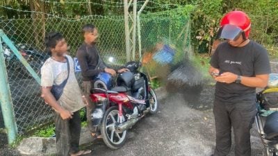 取缔违规驾驶外国人   哥打警方开25罚单