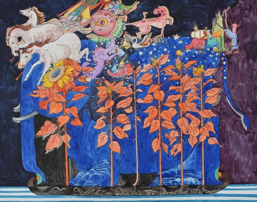 封底特稿：亲友老师助完成遗愿   陈瑾充遗作展6日起展出