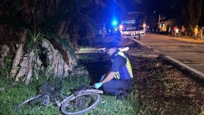 骑脚踏车遭撞 尼籍外劳重伤亡