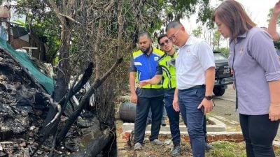 新山市厅指示厂家清理油污   林添顺：环境局监督协调