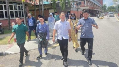林添顺：展开重点项目   提升新山苏丹后阿米娜医院