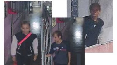 闭路电视拍下男子撬门行迹  安邦新镇组屋现入室盗窃匪