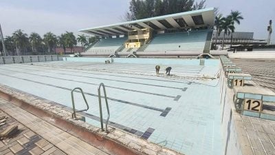 须全换水管被迫延工   班达马兰泳池 改 明年开放