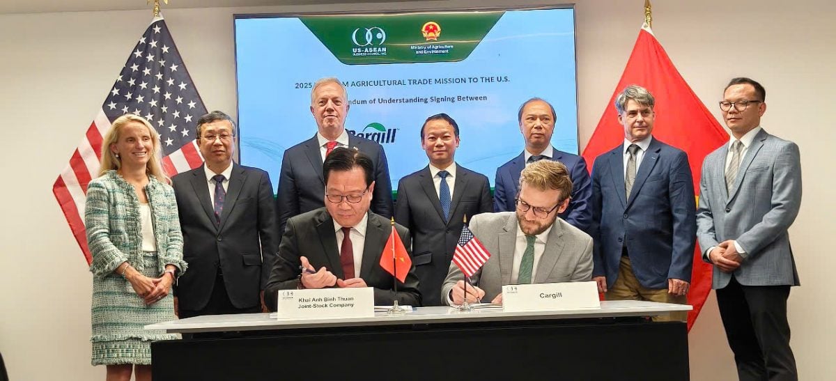 MoU signing to purchase US agricultural commodities.