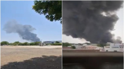 视频|印度航空飞机坠毁机场 机上242人生死未卜