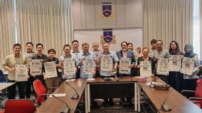 古晋南市环境日614举行 . 黄鸿圣：推动“垃圾变希望”理念