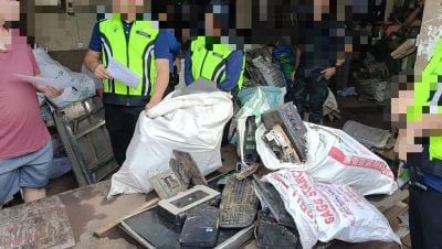 普通行动部队侦破6案  起总值近2000万电子废料及器材