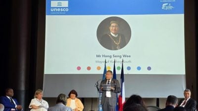 联国创意城市网络大会  黄鸿圣受邀主讲