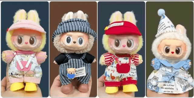 Labubu娃衣卖家年赚百多万 周边利润空间超高