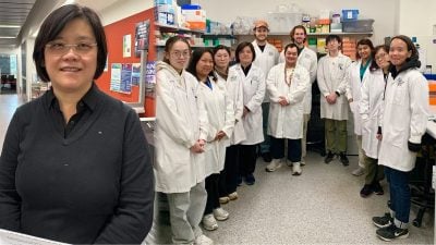为热爱从砂赴澳深造 黄丽花扎根科研20年