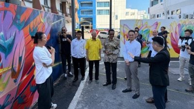 总理：砂支持创意产业发展．打造美里 东南亚壁画街头艺术城市