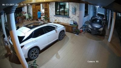 海南村峇甘路传入屋抢劫．屋主抗匪视频疯传