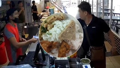 RM13全肉杂饭嫌贵发飙 食客获退款竟折返掌掴店员