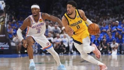NBA总决赛|右小腿拉伤程度待确认  哈利伯顿出征第6战成疑
