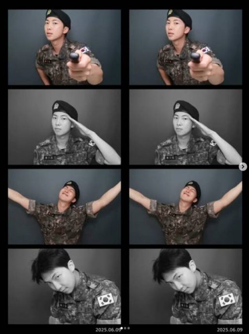 RM与V晒照宣告退役 BTS本月迎12周年全员回归