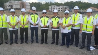 工程进度超前．实兰沟中学完工19.41%