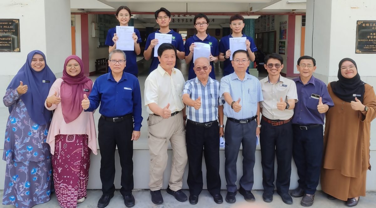 STPM放榜|三民华中100%及格 8人具资格升公立大学 