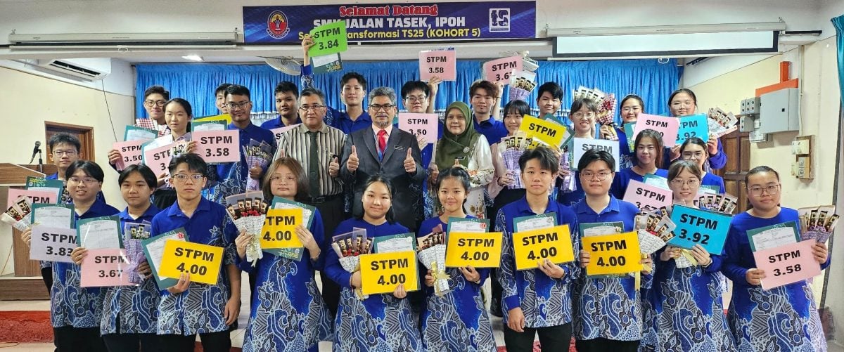 STPM放榜|排名霹州第三 怡打昔路国中6人满分 
