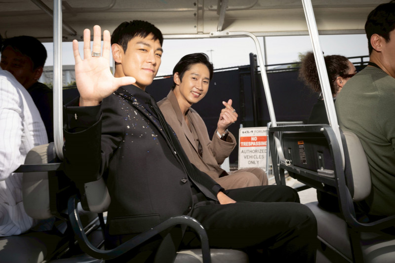 T.O.P甩骂名现身美国宣传《鱿鱼3》 李政宰曝：新关卡不善良