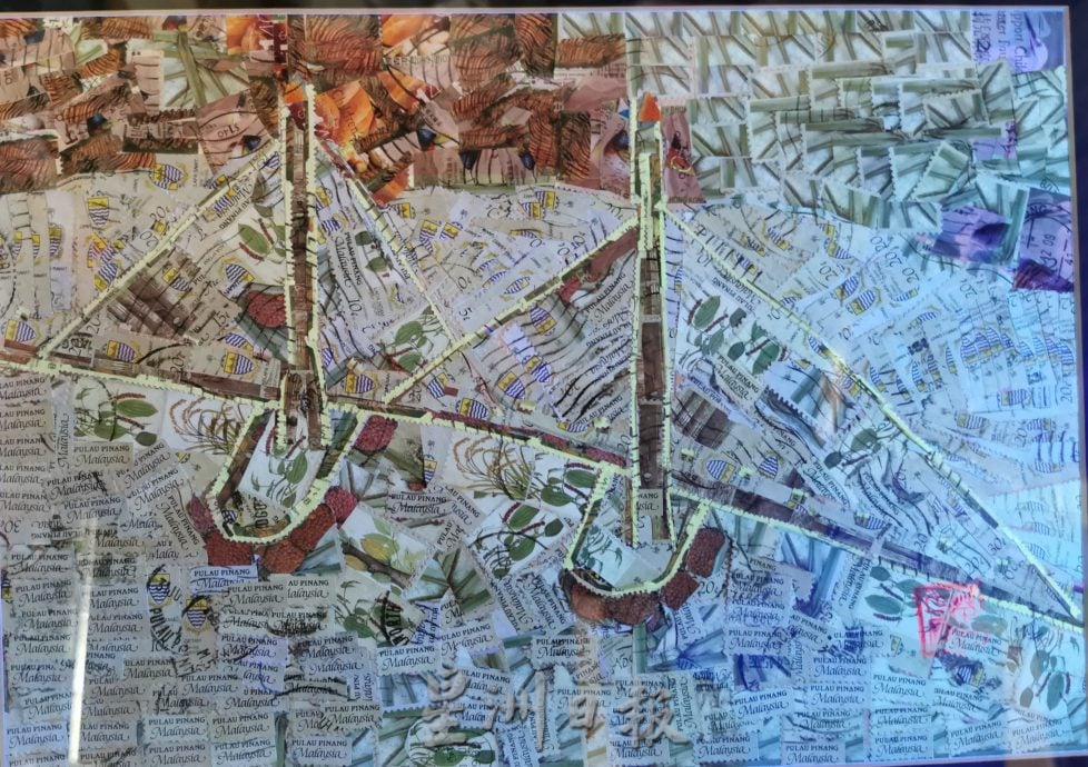 (大北马)万人杰巧手让荧光邮票剪贴画惊艳登场