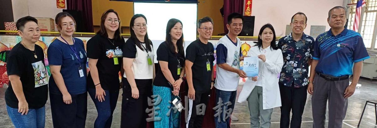 （大北马）117名参与者聚集平民华文小学共同见证“稻米丰收季校园壁画彩绘”