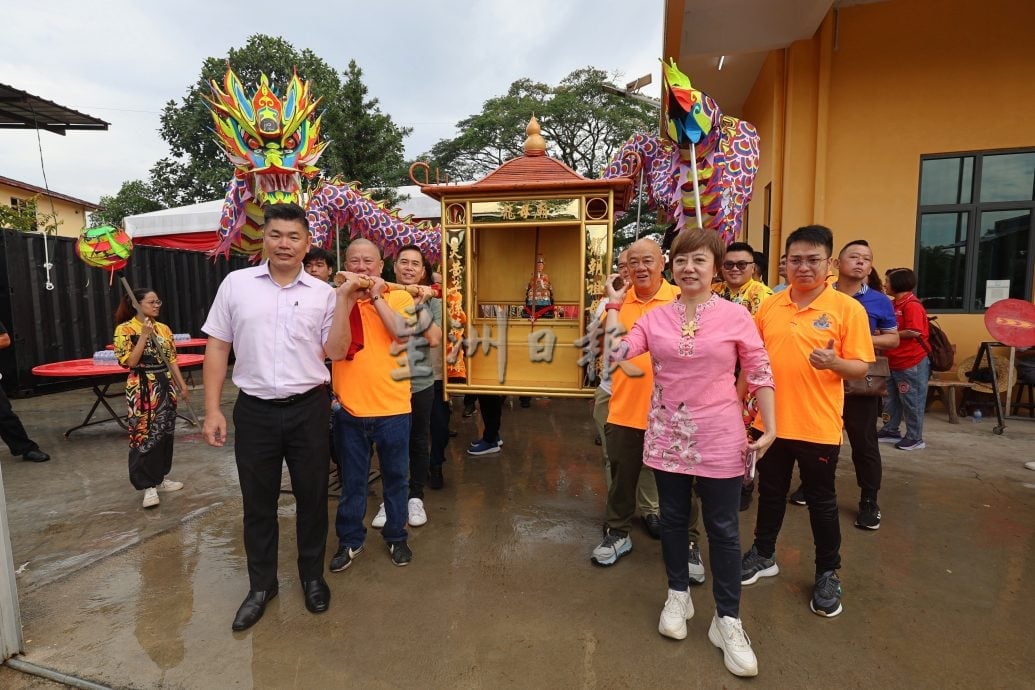 龙母“点灵”大雨准时停,森桂青龙母庙游神顺利完成