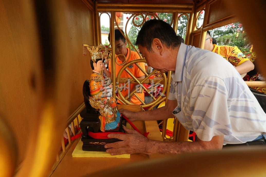 龙母“点灵”大雨准时停,森桂青龙母庙游神顺利完成
