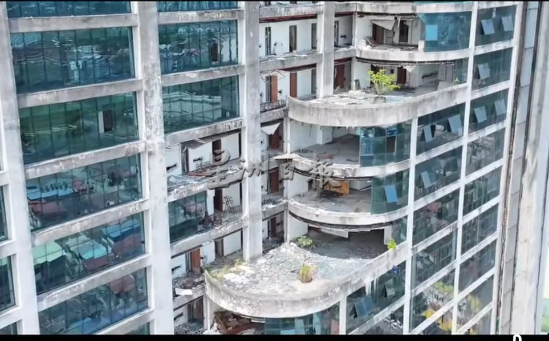 (大北马)多年没营运的广场大厦引发安全隐忧