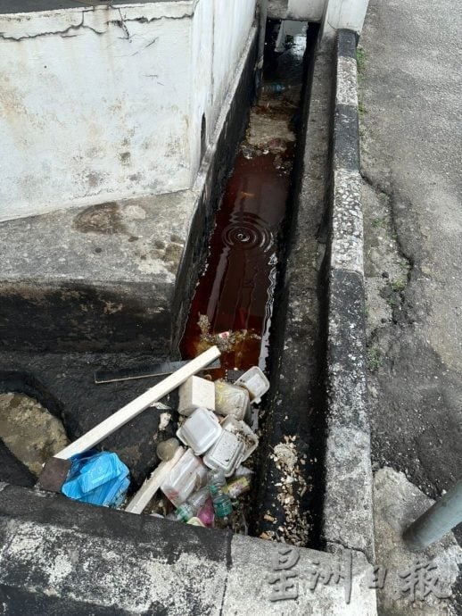 倒油污垃圾 沟渠塞 怡保花园南区执法升级
