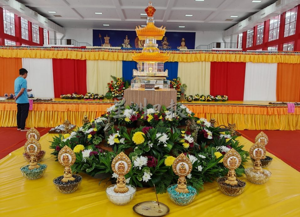 请签发（大北马）“当亲眼见到舍利”舍利展即日起3天在吉打佛学院展出。